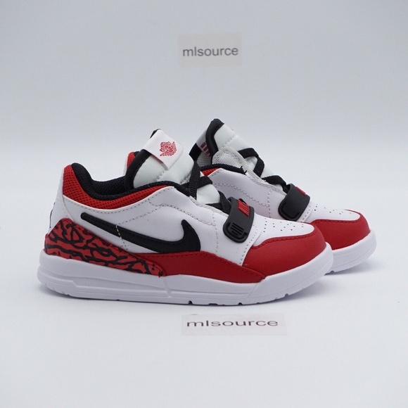 NEW Jordan Legacy 312 Low Off-Court Sneakers CD9056-116 White - Picture 2 of 9